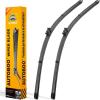 imageAUTOBOO 15quot15quot Wiper Blades Replacement for Jeep Wrangler Front Windshield wipers 20072017 Original Factory Quality Pack of 22222 D