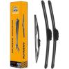 imageAUTOBOO 24quot21quot Windshield Wipers with 11quot Rear Wiper Blade Replacement for GMC Acadia Saturn Outlook 2007 2008 2009 2010Original Factory Quality Pack of 3212110