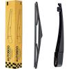 imageAUTOBOO Replacement for Hyundai Tucson 20102015 Rear Windshield Wiper Arm Blade Set OE 988503W000 988111H000
