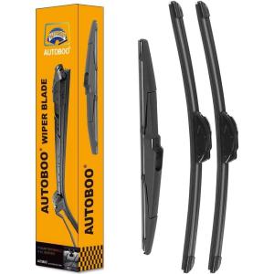 image3 Wipers Replacement for Audi Q5 2018 2019 2020 2021 2022 2023 2024 Windshield Wiper Blades with Rear 24quot20quot15inch261611