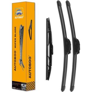 image3 Wipers Replacement for Audi Q5 2018 2019 2020 2021 2022 2023 2024 Windshield Wiper Blades with Rear 24quot20quot15inch261613
