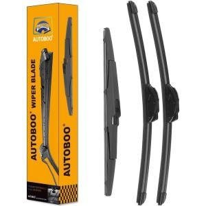 image3 Wipers Replacement for Audi Q5 2018 2019 2020 2021 2022 2023 2024 Windshield Wiper Blades with Rear 24quot20quot15inch261813