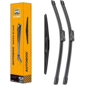 image3 Wipers Replacement for Audi Q5 2018 2019 2020 2021 2022 2023 2024 Windshield Wiper Blades with Rear 24quot20quot15inch261816