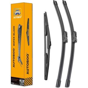 image3 Wipers Replacement for Audi Q5 2018 2019 2020 2021 2022 2023 2024 Windshield Wiper Blades with Rear 24quot20quot15inch281616