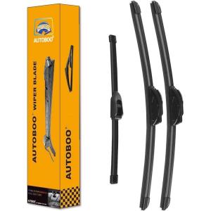 imageAUTOBOO 24quot21quot Windshield Wipers with 11quot Rear Wiper Blade Replacement for GMC Acadia Saturn Outlook 2007 2008 2009 2010Original Factory Quality Pack of 3242010