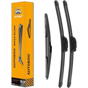 imageAUTOBOO 24quot21quot Windshield Wipers with 11quot Rear Wiper Blade Replacement for GMC Acadia Saturn Outlook 2007 2008 2009 2010Original Factory Quality Pack of 3241812inch