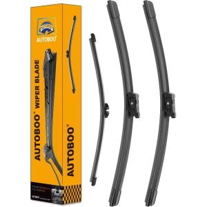 imageAUTOBOO 24quot21quot Windshield Wipers with 11quot Rear Wiper Blade Replacement for GMC Acadia Saturn Outlook 2007 2008 2009 2010Original Factory Quality Pack of 3241912A