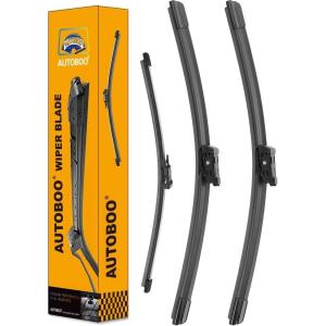 imageAUTOBOO 24quot21quot Windshield Wipers with 11quot Rear Wiper Blade Replacement for GMC Acadia Saturn Outlook 2007 2008 2009 2010Original Factory Quality Pack of 3242015A