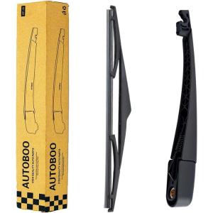 imageAUTOBOO Replacement for Hyundai Tucson 20102015 Rear Windshield Wiper Arm Blade Set OE 988503W000 988111H000