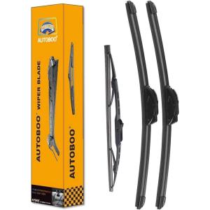 imageOEM Windshield Wiper Blade Replacement for Audi Q7 SQ7 2017 2018 2019 2020 2021 2022 2023 Original Equipment AllSeason Rear Wiper Blade Set 272015 Set of 3241812