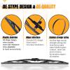 imageAUTOBOO 22quot19quot Windshield Wiper Blade Sets Replacement for 0407 Saturn lonCadillac CTS 1308 GMC Canyon 20122004 Toyota RAV4 20052001 Highland 20072001Original Factory Quality Pack of 2