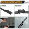 imageAUTOBOO 26quot17quot Windshield Wipers with 12quot Rear Wiper Blade Replacement for Nissan Rogue Pathfinder 2013 2014 2015 2016 2017 2018 2019 2020 2021 2022 2023 Original Factory Quality Pack of 3261410
