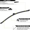 imageAUTOBOO 26quot17quot Windshield Wipers with 12quot Rear Wiper Blade Replacement for Nissan Rogue Pathfinder 2013 2014 2015 2016 2017 2018 2019 2020 2021 2022 2023 Original Factory Quality Pack of 3242013