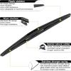 imageAUTOBOO 26quot17quot Windshield Wipers with 12quot Rear Wiper Blade Replacement for Nissan Rogue Pathfinder 2013 2014 2015 2016 2017 2018 2019 2020 2021 2022 2023 Original Factory Quality Pack of 3281412