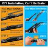 imageAUTOBOO 26quot17quot Windshield Wipers with 12quot Rear Wiper Blade Replacement for Nissan Rogue Pathfinder 2013 2014 2015 2016 2017 2018 2019 2020 2021 2022 2023 Original Factory Quality Pack of 3151513