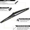 imageAUTOBOO 26quot17quot Windshield Wipers with 12quot Rear Wiper Blade Replacement for Nissan Rogue Pathfinder 2013 2014 2015 2016 2017 2018 2019 2020 2021 2022 2023 Original Factory Quality Pack of 3242011