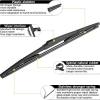 imageAUTOBOO 26quot17quot Windshield Wipers with 12quot Rear Wiper Blade Replacement for Nissan Rogue Pathfinder 2013 2014 2015 2016 2017 2018 2019 2020 2021 2022 2023 Original Factory Quality Pack of 3222111