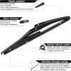 imageAUTOBOO 26quot17quot Windshield Wipers with 12quot Rear Wiper Blade Replacement for Nissan Rogue Pathfinder 2013 2014 2015 2016 2017 2018 2019 2020 2021 2022 2023 Original Factory Quality Pack of 3222011