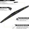 imageAUTOBOO Replacement for Honda Odyssey Rear Wiper Arm Blade 2011 2012 2013 2014 2015 2016 2017Original Factory Quality