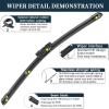 imageOEM Windshield Wiper Blade Set Replacement For BMW X3 20182022BMW X4 20192022 High Performance Original Equipment Replacement 26quot20quot