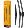 imageAUTOBOO 26quot17quot Windshield Wipers with 12quot Rear Wiper Blade Replacement for Nissan Rogue Pathfinder 2013 2014 2015 2016 2017 2018 2019 2020 2021 2022 2023 Original Factory Quality Pack of 3161612