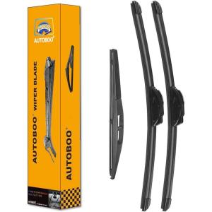 image3 Wipers Replacement for Honda Pilot Rear and Front Windshield Wiper Blades 200920153 Pieces 22quot21quot14 inch261810
