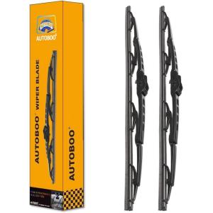 imageAUTOBOO 22quot19quot Windshield Wiper Blade Sets Replacement for 0407 Saturn lonCadillac CTS 1308 GMC Canyon 20122004 Toyota RAV4 20052001 Highland 20072001Original Factory Quality Pack of 2