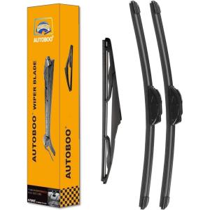 imageAUTOBOO 26quot17quot Windshield Wipers with 12quot Rear Wiper Blade Replacement for Nissan Rogue Pathfinder 2013 2014 2015 2016 2017 2018 2019 2020 2021 2022 2023 Original Factory Quality Pack of 3151513
