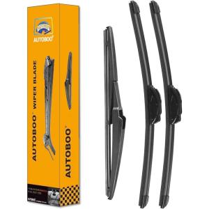 imageAUTOBOO 26quot17quot Windshield Wipers with 12quot Rear Wiper Blade Replacement for Nissan Rogue Pathfinder 2013 2014 2015 2016 2017 2018 2019 2020 2021 2022 2023 Original Factory Quality Pack of 3242011