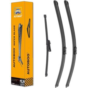 imageAUTOBOO 26quot17quot Windshield Wipers with 12quot Rear Wiper Blade Replacement for Nissan Rogue Pathfinder 2013 2014 2015 2016 2017 2018 2019 2020 2021 2022 2023 Original Factory Quality Pack of 3252214