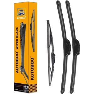 imageAUTOBOO 26quot17quot Windshield Wipers with 12quot Rear Wiper Blade Replacement for Nissan Rogue Pathfinder 2013 2014 2015 2016 2017 2018 2019 2020 2021 2022 2023 Original Factory Quality Pack of 3222213A