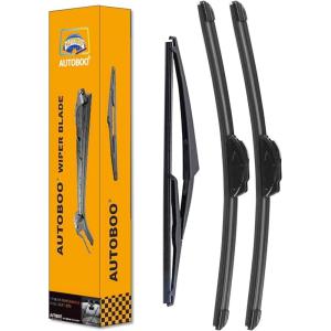 imageAUTOBOO 26quot17quot Windshield Wipers with 12quot Rear Wiper Blade Replacement for Nissan Rogue Pathfinder 2013 2014 2015 2016 2017 2018 2019 2020 2021 2022 2023 Original Factory Quality Pack of 3261712