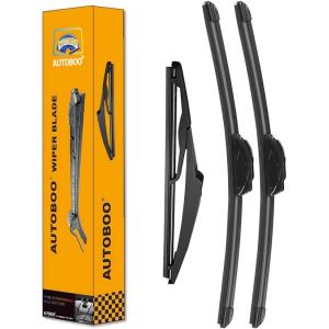 imageAUTOBOO 26quot17quot Windshield Wipers with 12quot Rear Wiper Blade Replacement for Nissan Rogue Pathfinder 2013 2014 2015 2016 2017 2018 2019 2020 2021 2022 2023 Original Factory Quality Pack of 3222111