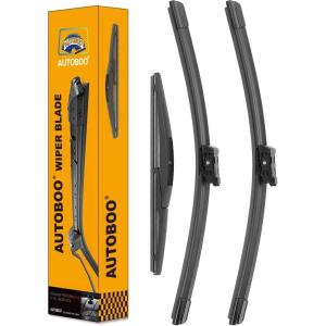 imageAUTOBOO 26quot17quot Windshield Wipers with 12quot Rear Wiper Blade Replacement for Nissan Rogue Pathfinder 2013 2014 2015 2016 2017 2018 2019 2020 2021 2022 2023 Original Factory Quality Pack of 3241910A