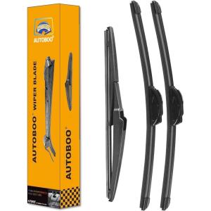imageAUTOBOO 26quot17quot Windshield Wipers with 12quot Rear Wiper Blade Replacement for Nissan Rogue Pathfinder 2013 2014 2015 2016 2017 2018 2019 2020 2021 2022 2023 Original Factory Quality Pack of 3262012