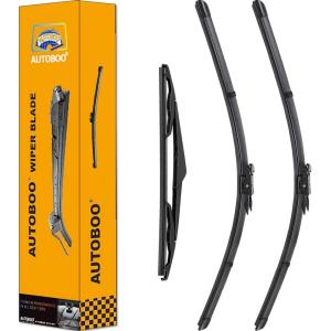 imageAUTOBOO 26quot17quot Windshield Wipers with 12quot Rear Wiper Blade Replacement for Nissan Rogue Pathfinder 2013 2014 2015 2016 2017 2018 2019 2020 2021 2022 2023 Original Factory Quality Pack of 3282812