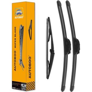 imageAUTOBOO 26quot17quot Windshield Wipers with 12quot Rear Wiper Blade Replacement for Nissan Rogue Pathfinder 2013 2014 2015 2016 2017 2018 2019 2020 2021 2022 2023 Original Factory Quality Pack of 3181814