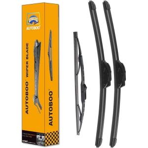 imageAUTOBOO 26quot17quot Windshield Wipers with 12quot Rear Wiper Blade Replacement for Nissan Rogue Pathfinder 2013 2014 2015 2016 2017 2018 2019 2020 2021 2022 2023 Original Factory Quality Pack of 3191914