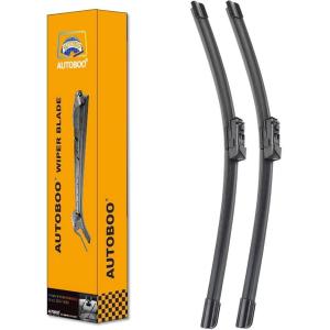 imageAUTOBOO 26quot20quot Windshield Wiper Blade Sets Replacement for Toyota Mirai 2017 2018 2019 2020 2021Original Factory Quality Pack of 2