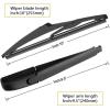imageAUTOBOO Rear Windshield Wiper Blade Arm Replacement for Toyota Rav4 2013 2014 2015 2016 2017 2018 Original Factory Quality Pack of 2