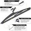imageAUTOBOO Rear Windshield Wiper Blade Arm Replacement for Toyota Rav4 2013 2014 2015 2016 2017 2018 Original Factory Quality Pack of 2
