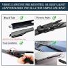 imageAUTOBOO Windshield Wiper Blade Replacement for Toyota Tundra 20062018Sequoia 20072018 Original Equipment Wipers 26quot23quot Set of 2 Pinch Tab